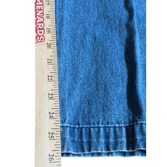 White Stag Denim Jeans Petite 14 Elastic Waist Button Zipper Classic Grannycore - Picture 5 of 6